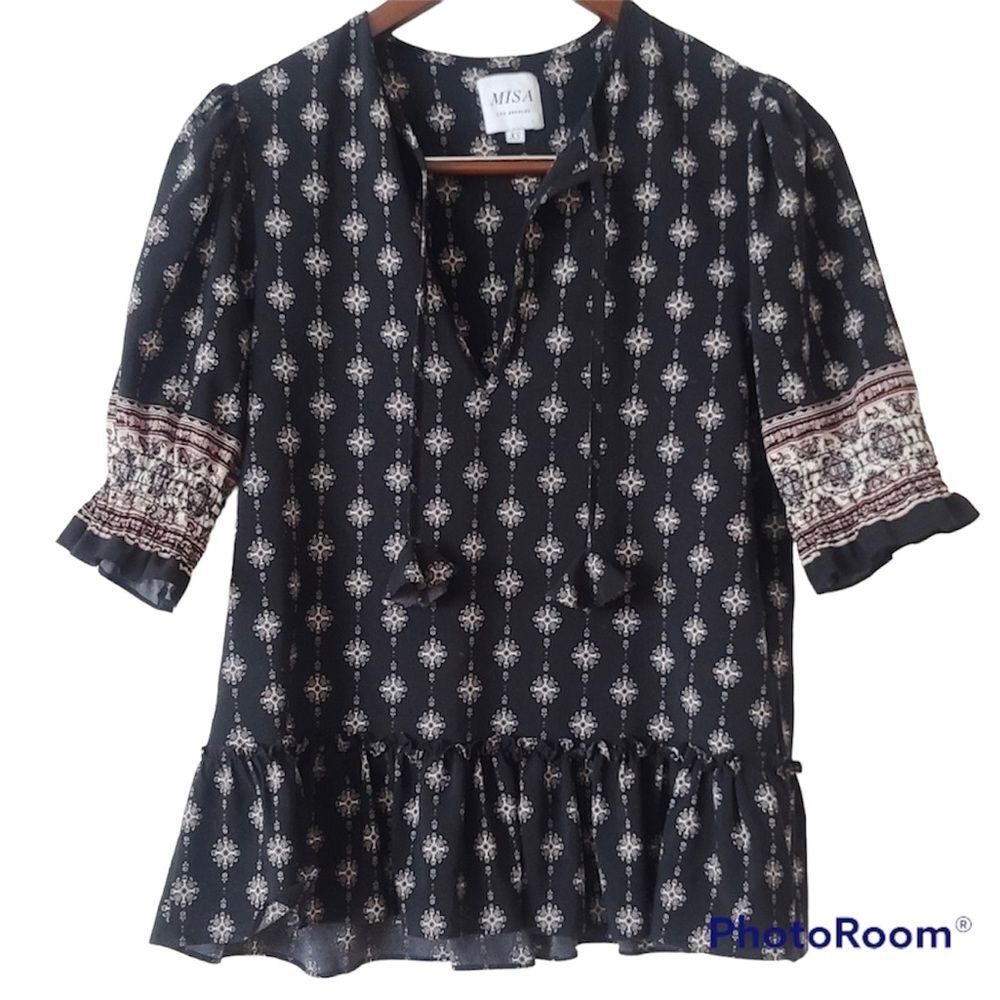 Misa Los Angeles top tassel tie